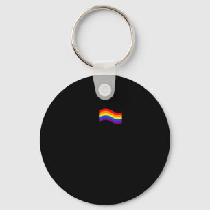 I Found Uranus Rainbow Spaceman Astronaut Key Ring