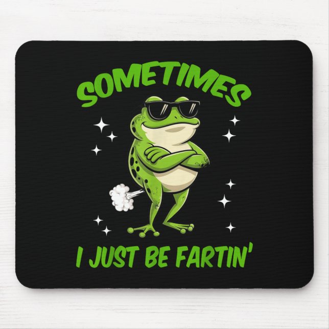 I Frog Sometimes Embarrassing Just Farting Mouse Mat (Front)