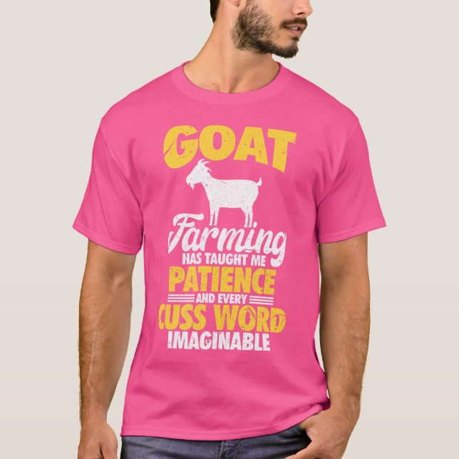I Funny Goats Farmer T-Shirt (Front)