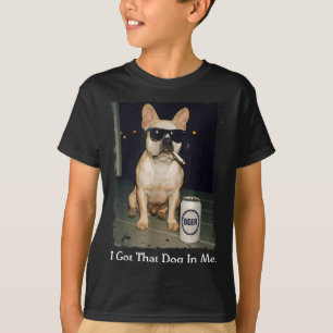 I Funny Got Dog French Bulldog Smoking T-Shirt