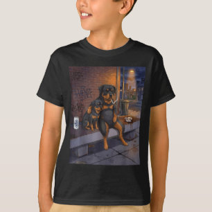 I Funny Got Dog Rottweiler Smoking Beer T-Shirt