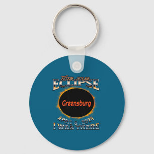 I Funny Solar Eclipse Greensburg Indiana There Key Ring