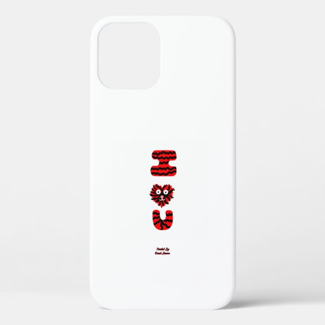 I Fuzzy U Apple iPhone 12 Pro Case (Back)