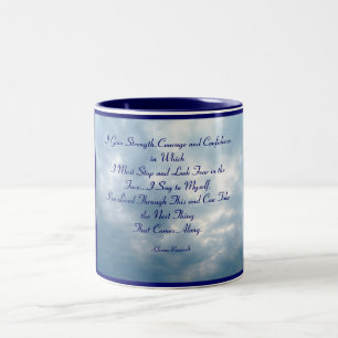 I Gain Strength,Courage and Confidenc... Two-Tone Coffee Mug