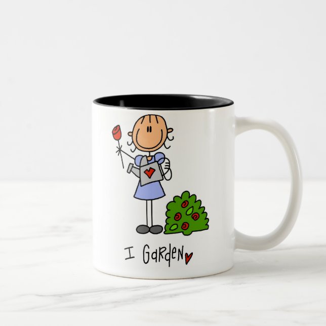 I Garden Two-Tone Coffee Mug (Right)