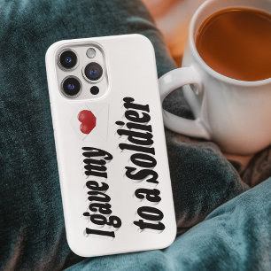 I Gave My Heart to a Soldier iPhone 13 Case