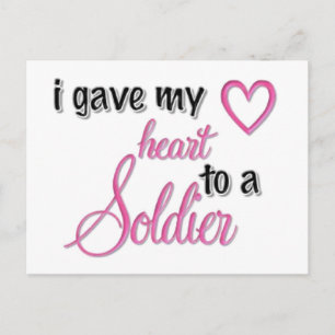 "I Gave My Heart To A Soldier" Postcard