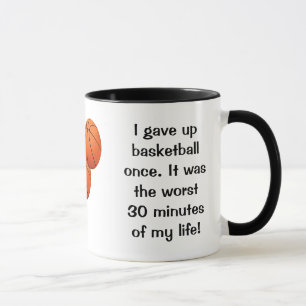 I Gave Up Basketball Once Mug