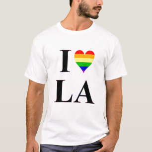 I Gay Heart Los Angeles California T-Shirt