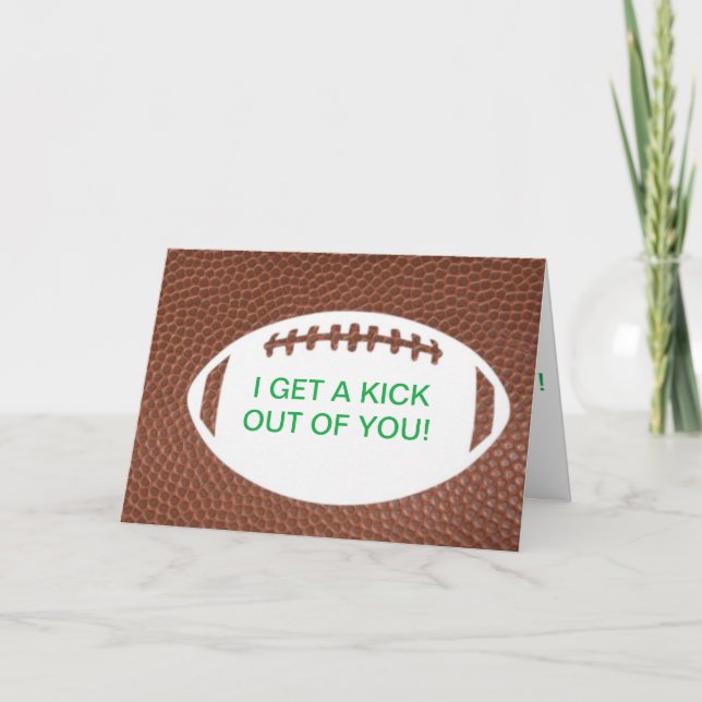 I Get a Kick Out of You Card (Front)