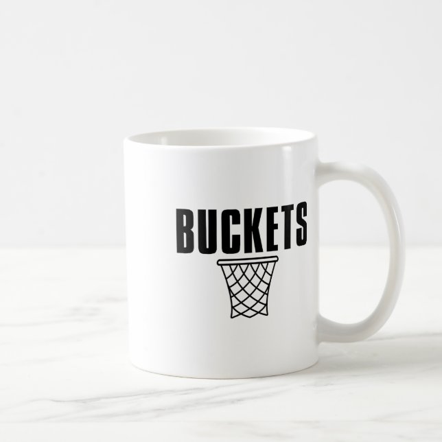 I Get Buckets Sketll Get Buckets  Coffee Mug (Right)