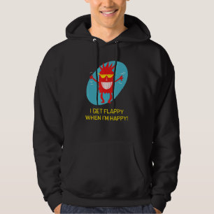 I Get Flappy When I'm Happy Funny Autism Hoodie