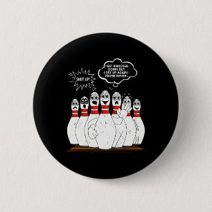 I Get Knocked Down But I Get Up Again You're Never 6 Cm Round Badge