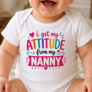 I Get My Attitude From My Nanny Bodysuit