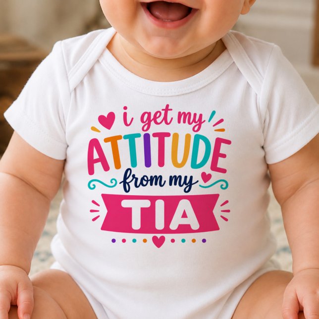 I Get My Attitude From My Tia Bodysuit (Creator Uploaded)