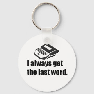 I get the last word steno key ring