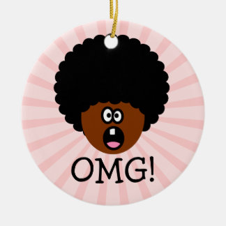 I get the real world and my internet life confused ceramic tree decoration