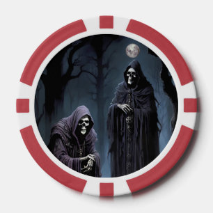 I Gets Chills in the Pale Moonlight Poker Chips