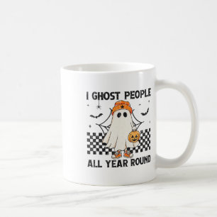 I Ghost People All Year Round Halloween Coffee Mug