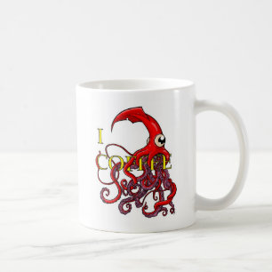 I (Giant Squid Attack) Coffee Coffee Mug
