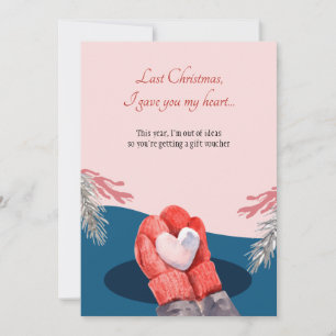 I Give My Heart To You Holiday Card