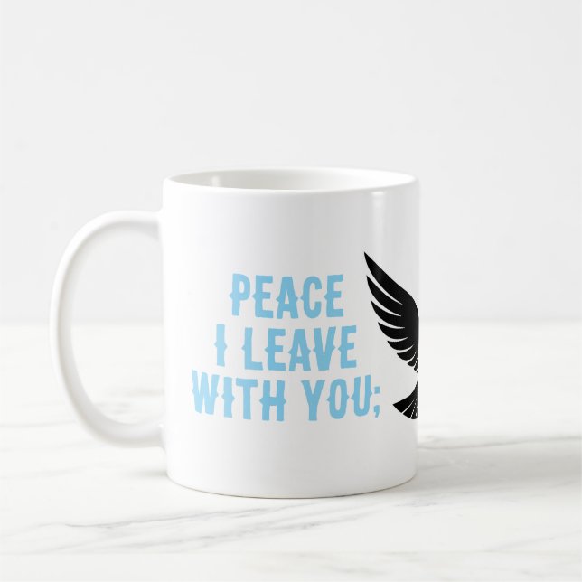 I give you my peace coffee mug (Left)