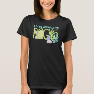 I Glue Animals To Rocks Aquarium Aquarist Fish Fsh T-Shirt