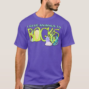 I Glue Animals To Rocks Aquarium Aquarist Fish Fsh T-Shirt
