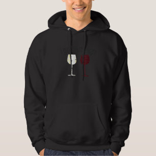 I Go Both Ways Wine Wino Drinkers Cute Novelty Hoodie