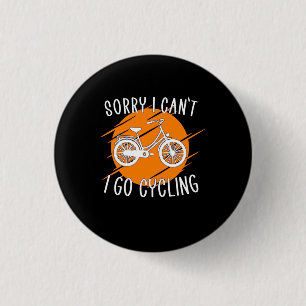 I Go Cycling 3 Cm Round Badge