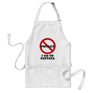 I GO TO PATTAYA STANDARD APRON