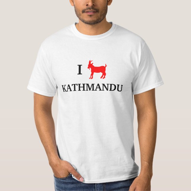 I Goat Kathmandu T-Shirt (Front)