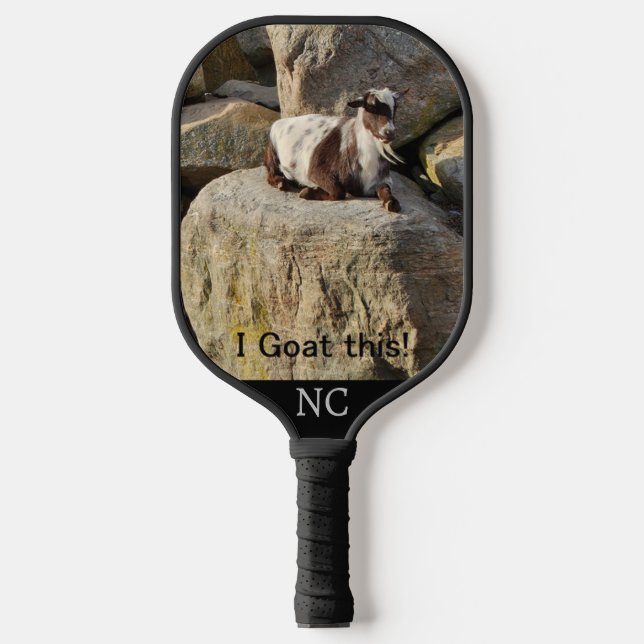 "I Goat this! North Carolina" Pickleball Paddle (Front)