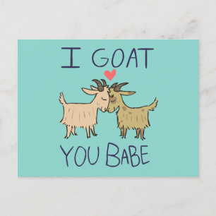 I Goat You Babe PostCard