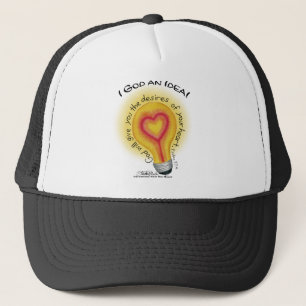 I God an Idea Lightbulb Trucker Hat