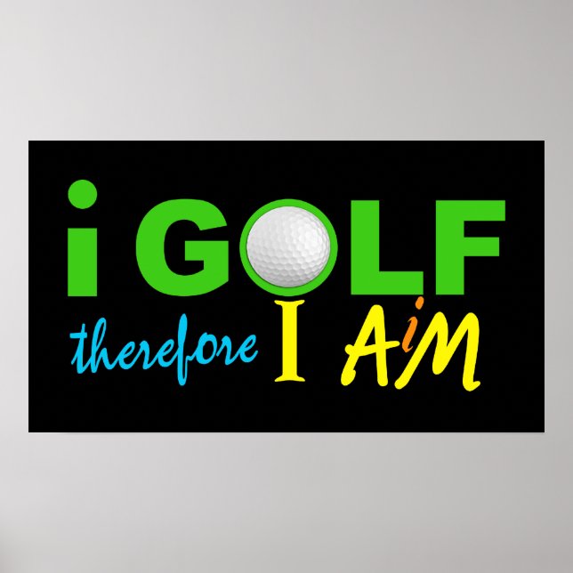 I GOLF poster (Front)