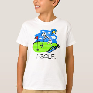 I Golf Stick Figure T-shirts