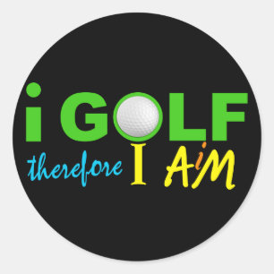 I GOLF stickers