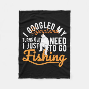 I Googled My Symptoms Turns Out I Just Need To-go Fleece Blanket