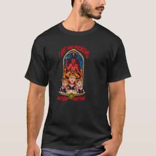 I Got 666 Problems Atheist Satanic Goat Baphomet T-Shirt