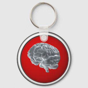 I got brains! key ring