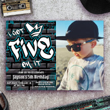 I got Five on it - Boy 5th Birthday with Picture