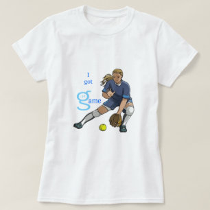 I Got Game Girls Ladies Softball Shirt