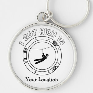 I Got High - Zipline Key Ring
