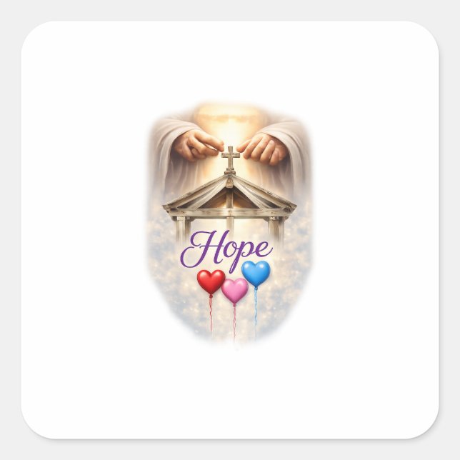 I Got in My Hands Square Sticker (Front)