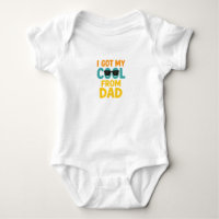 I Got My Cool From Dad – Funny Kids T-Shirt with S