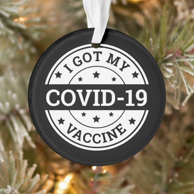 I Got My Covid-19 Vaccine Ornament (Tree)