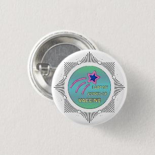 I Got My COVID-19 Vaccine Vaccination 3 Cm Round Badge