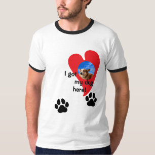 I got my dog here! Photo Custom T-Shirt