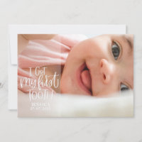 I got my First Tooth Baby Girl Personalised